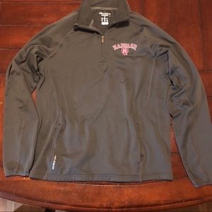 Champion Harvard double dry zip pullover shirt